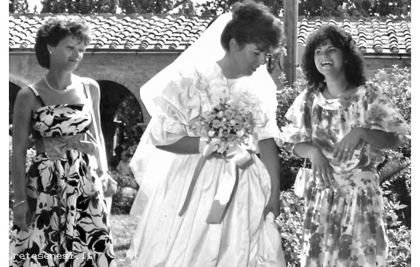 1985 - Flavia con le amiche pi care, sabato 24 Agosto