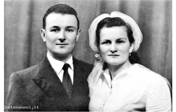 1953, Sabato 10 Ottobre - Lido e Marisa, sposi prima dell'inverno