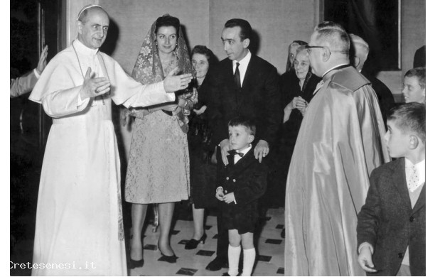 1965 - La famiglia Torpigliani da Paolo VI