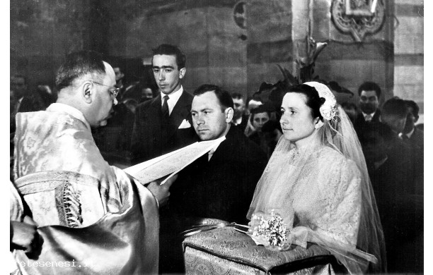 1953, luned 6 aprile - Matrimonio di Piero Rughi e Vera