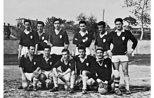 1956 - Virtus contro Stia, risultato 2 a 2