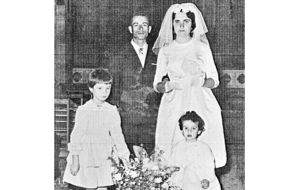 1971, Gioved 7 Ottobre - Luigi Centini con la sposa Adriana