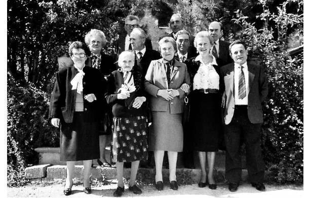 1986 - Novantesimo compleanno con le famiglie dei figli