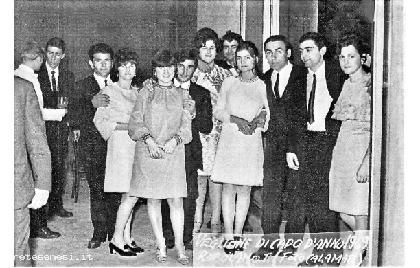 1969 - Ascianesi in trasferta al Teatro del Popolo  di Rapolano per carnevale