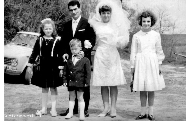 1966, Sabato 23 Aprile - Duilio e Marina sposi