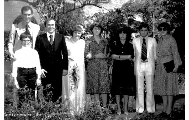 1977, Domenica 11 Settembre - Matrimonio di Vincenzo Magi con Marcella Papi