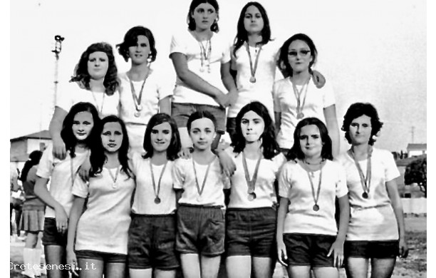 1971 - Le femmine premiate nei Giochi della Giovent