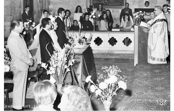 1971, Sabato 12 Giugno - Matrimonio celebrato dall'Abate Zilianti