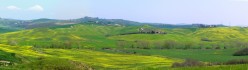 Vista primaverile fino a Vescona sullo sfondo