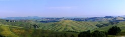 Le ginestre e la vallata verso Monteroni