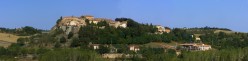 Vista panoramica sul centro storico di San Giovanni d'Asso
