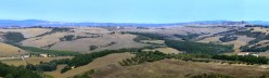 Siena e Vescona sullo sfondo