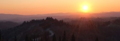 Tramonto su Monte Oliveto