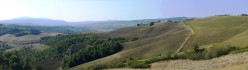 Uno scorcio verso il Monte Amiata