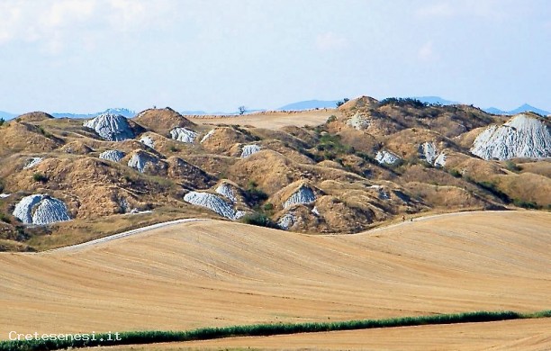 Among mammelloni Leonina with Siena in the background